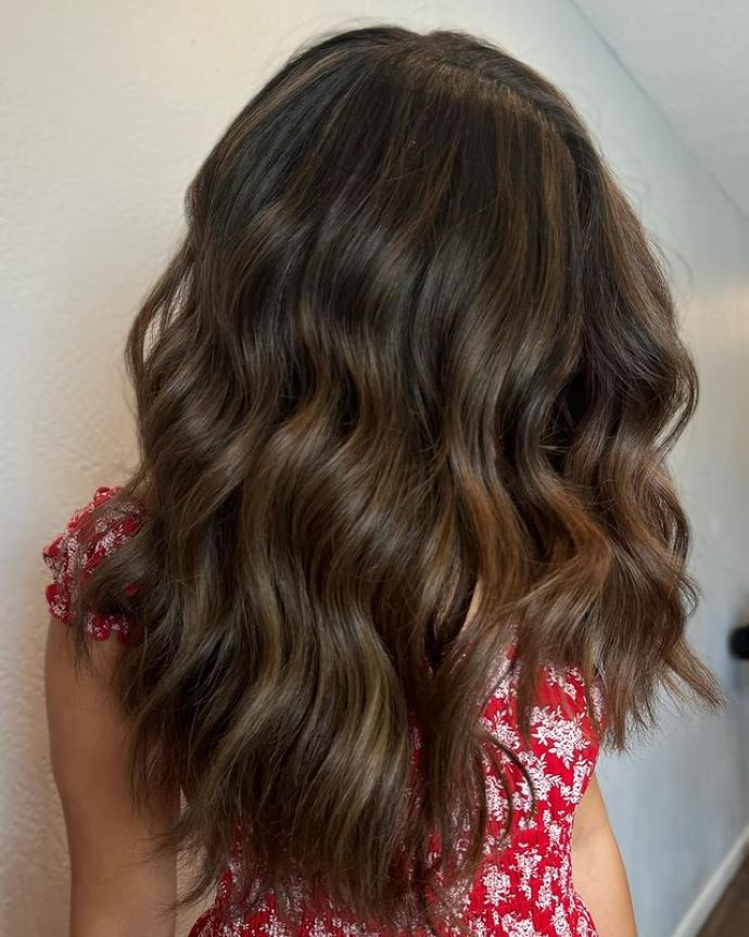 Expensive Brunette hair, image by @creationsbylauren_ on Instagram