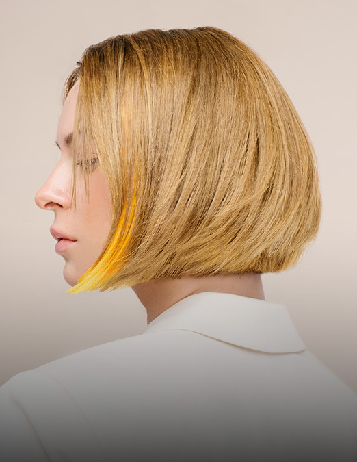 Female Model with PRAVANA ChromaSilk HydraGloss 7G Hair Color