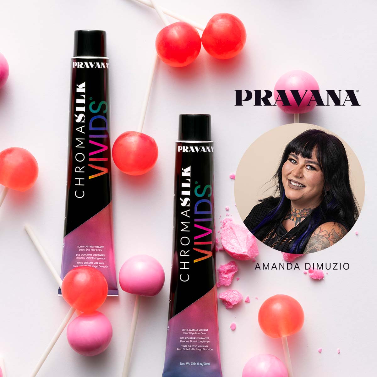 PRAVANA Caked in Color: A Sugarcoated Technique Digital Event by Amanda DiMuzio