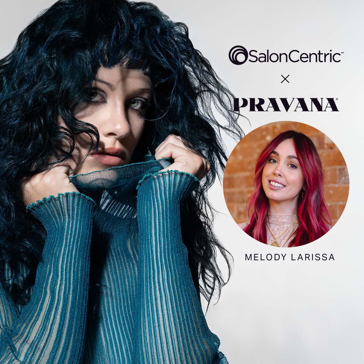 SalonCentric x Pravana Dragon Scales: Unlocking Iridescense Through Strategic Placements by Melody Larissa